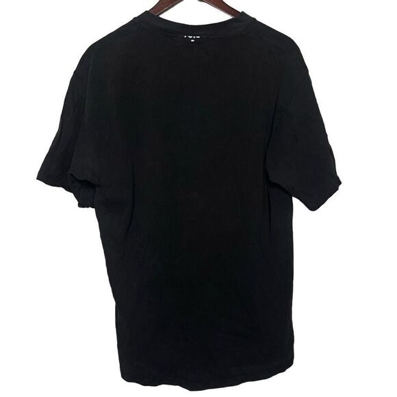 Vintage 90s Sonics Vs Bulls Finals Black T Shirt Large - Picture 2 of 3